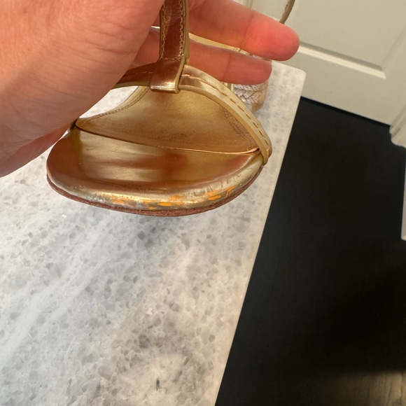 Tory Burch Gold Metallic Women's Sandals size 7 - Picture 8 of 8